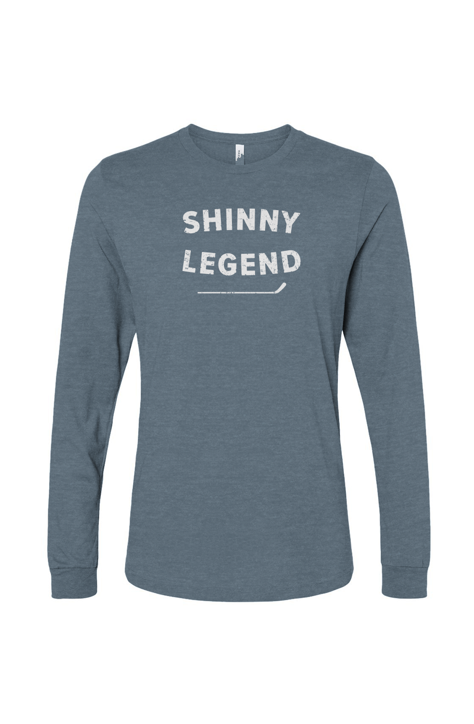 The Benchwarmer Shinny Legend Long Sleeve Slate | Barn Garb Hockey Threads