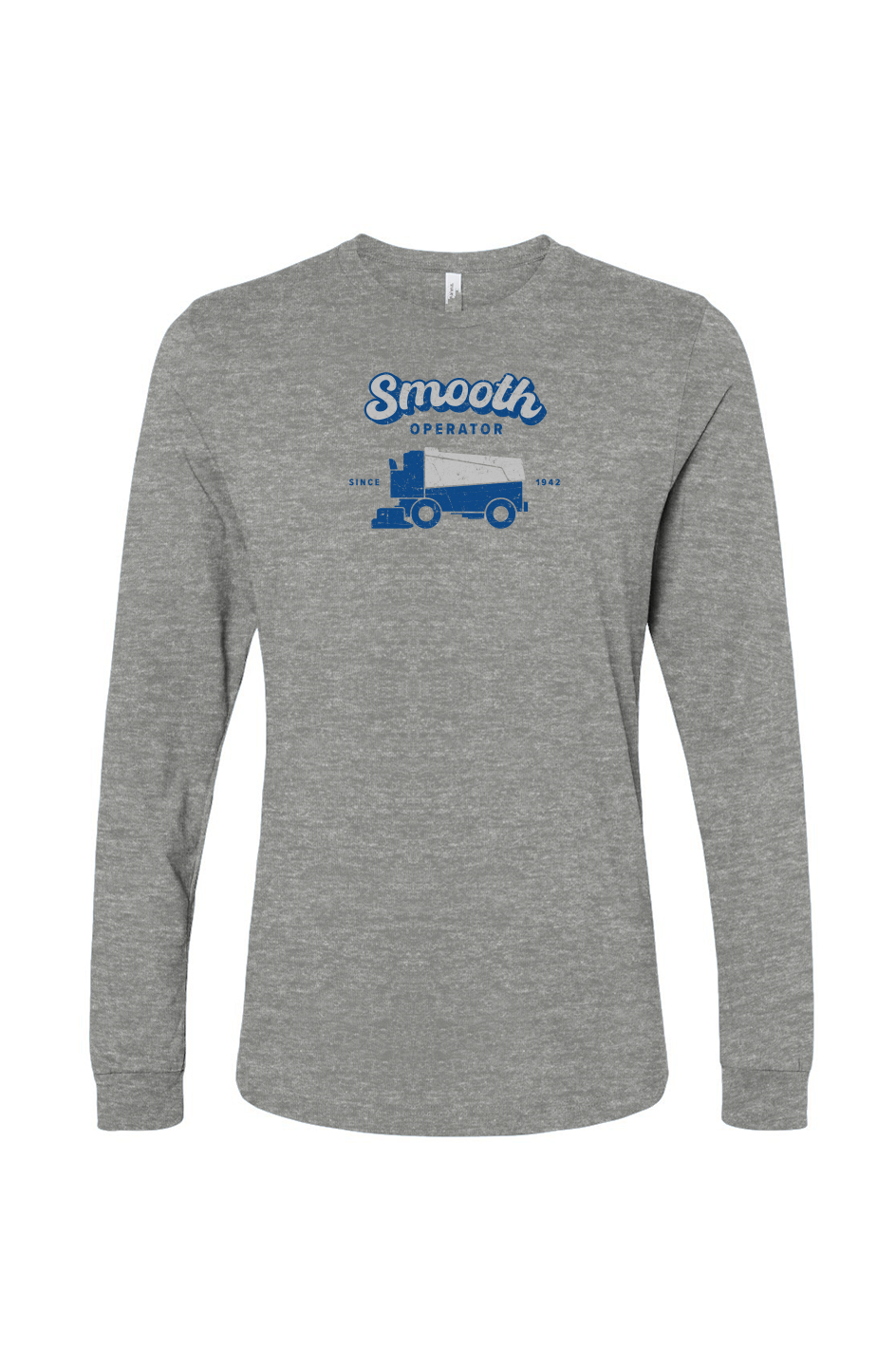 The Benchwarmer Smooth Operator Long Sleeve Grey | Barn Garb Hockey Threads