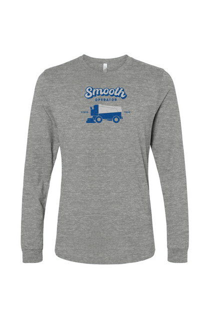 The Benchwarmer Smooth Operator Long Sleeve Grey | Barn Garb Hockey Threads