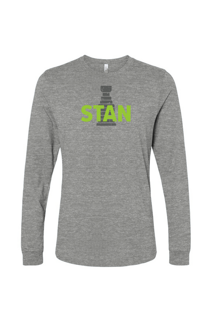 The Benchwarmer Stan Long Sleeve Grey | Barn Garb Hockey Threads
