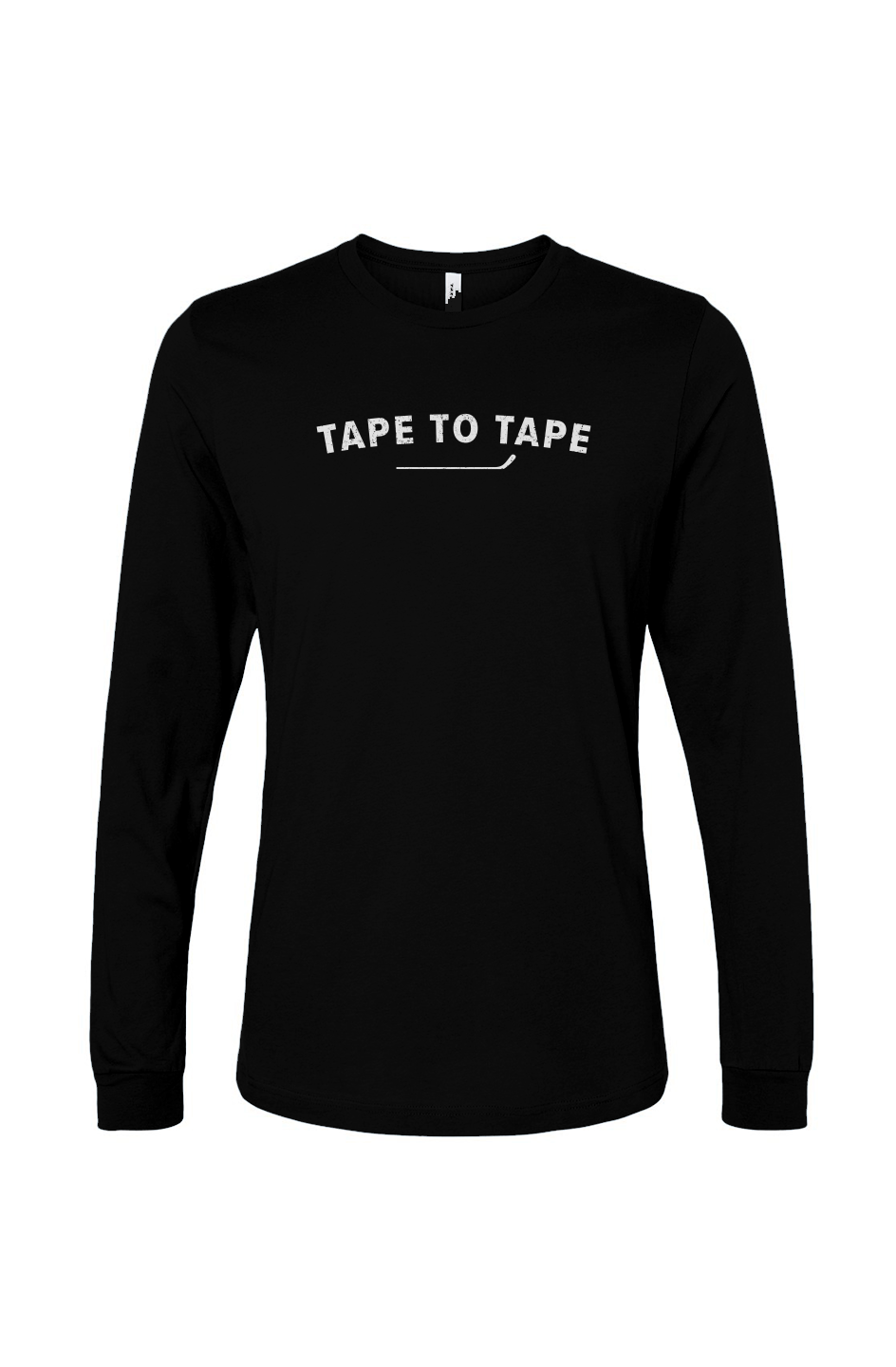 The Benchwarmer Tape to Tape Long Sleeve Black | Barn Garb Hockey Threads