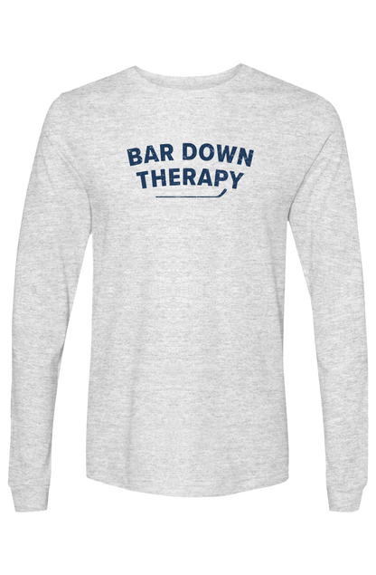 The Benchwarmer Therapy Long Sleeve Athletic Grey | Barn Garb Hockey Threads