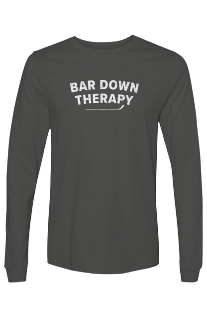 The Benchwarmer Therapy Long Sleeve Dark Grey | Barn Garb Hockey Threads