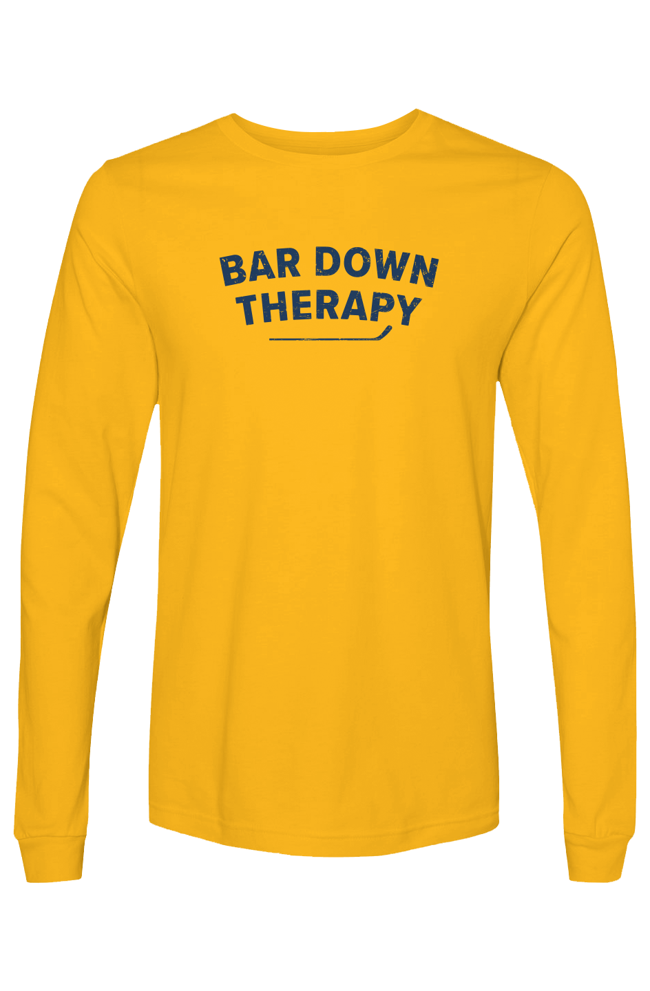 The Benchwarmer Therapy Long Sleeve Gold | Barn Garb Hockey Threads