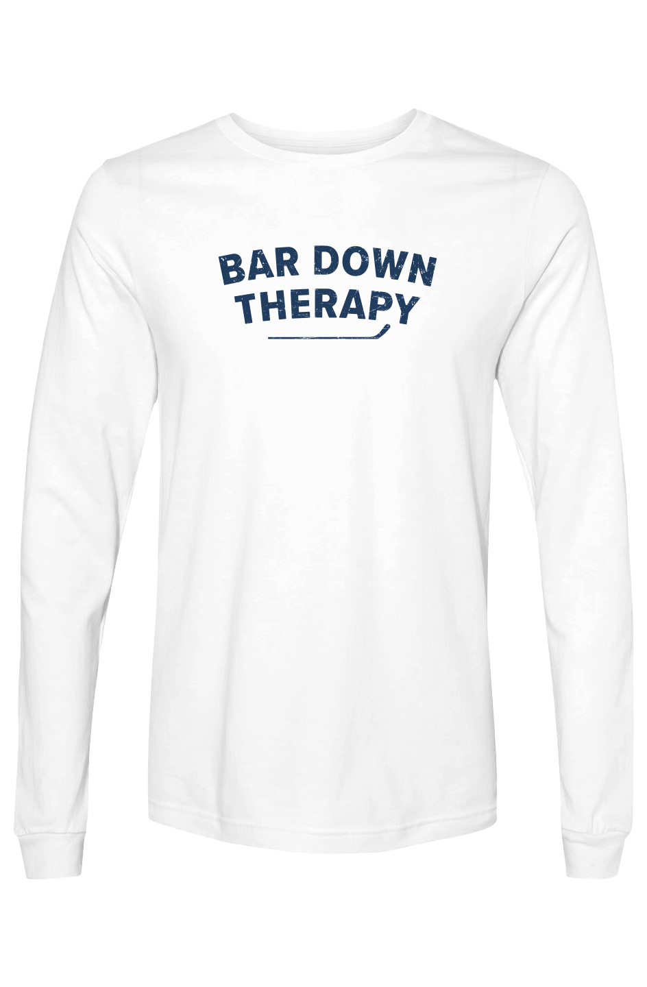 The Benchwarmer Therapy Long Sleeve White | Barn Garb Hockey Threads