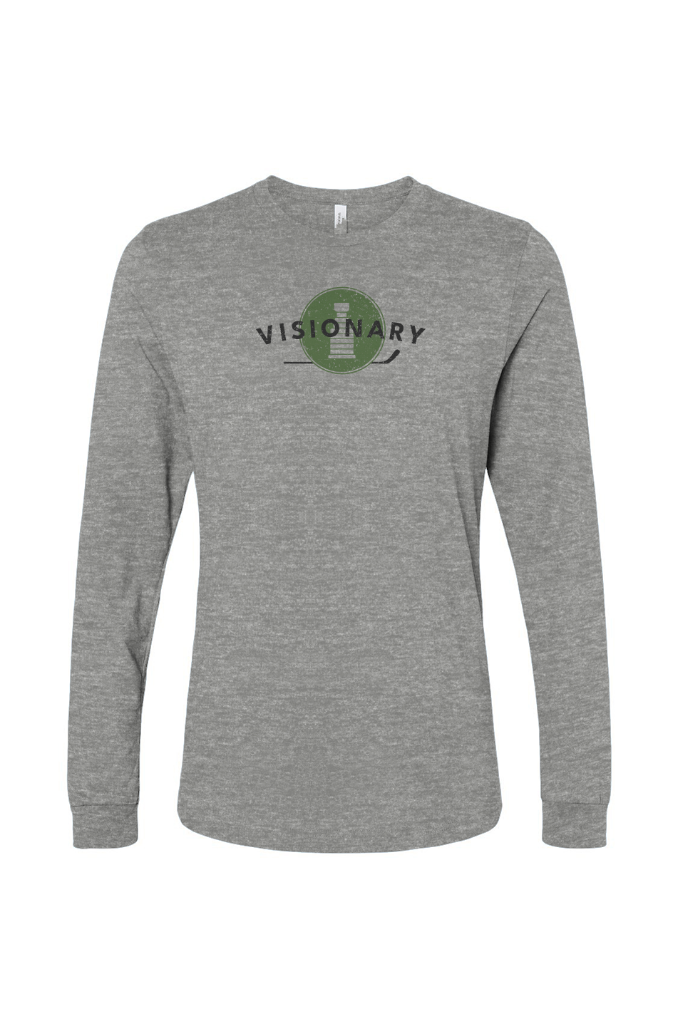 The Benchwarmer Visionary Long Sleeve Grey | Barn Garb Hockey Threads