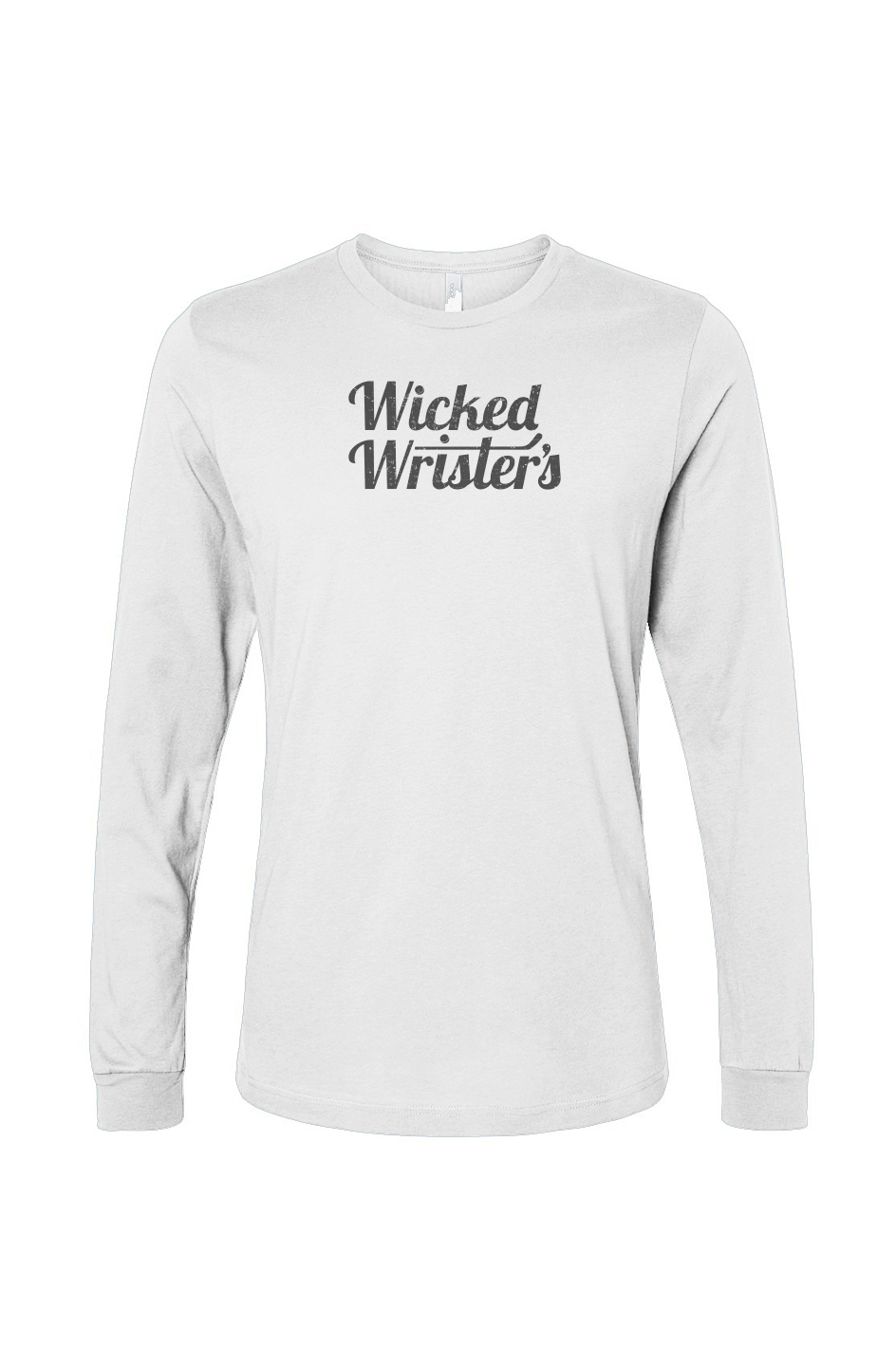 The Benchwarmer Wicked Wrister's Long Sleeve White | Barn Garb Hockey Threads
