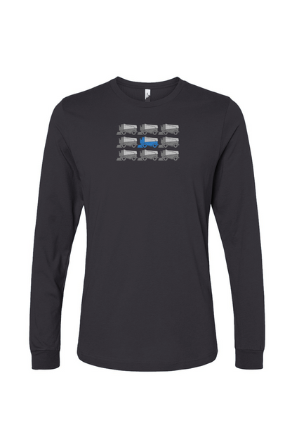 The Benchwarmer Zamboni Nation Long Sleeve Dark Grey | Barn Garb Hockey Threads