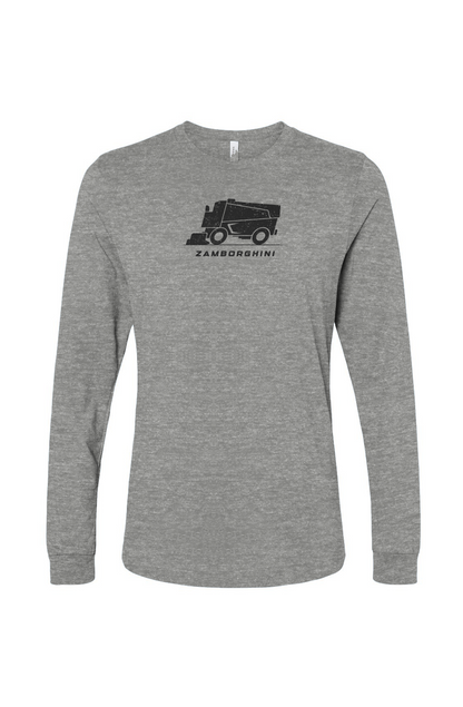 The Benchwarmer Zamborghini Long Sleeve Grey | Barn Garb Hockey Threads