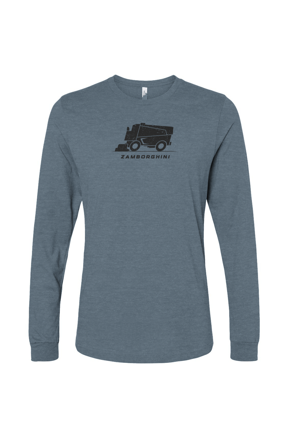 The Benchwarmer Zamborghini Long Sleeve Slate Blue | Barn Garb Hockey Threads