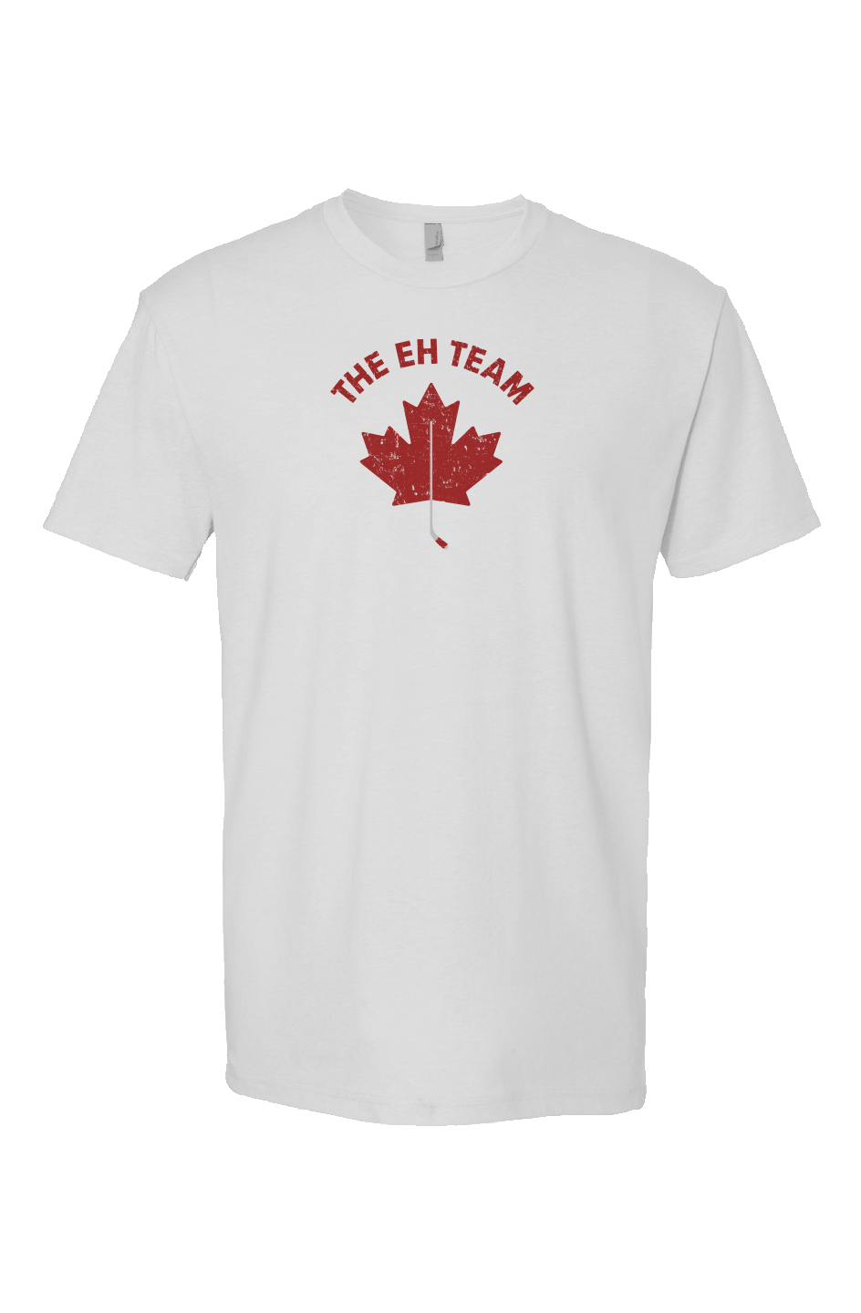 The Eh Team Breakaway Performance Tee White | Barn Garb Hockey Threads