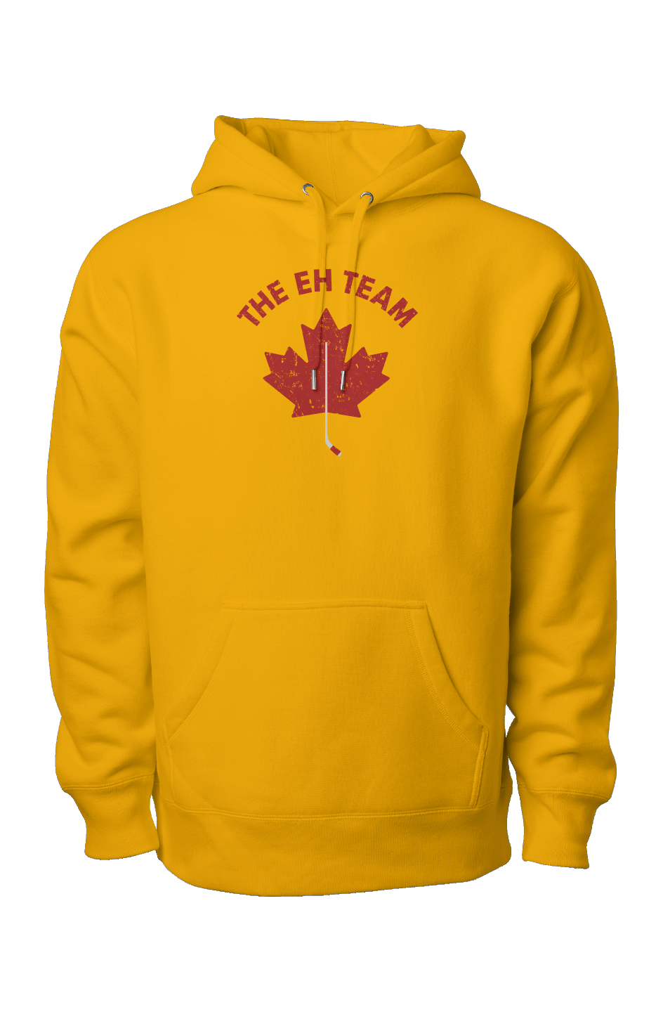 The Eh Team Legend Heavyweight Hoodie Gold | Barn Garb Hockey Threads