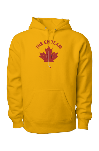 The Eh Team Legend Heavyweight Hoodie Gold | Barn Garb Hockey Threads