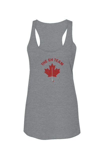 The Eh Team Racerback Barn Tank Grey | Barn Garb Hockey Threads
