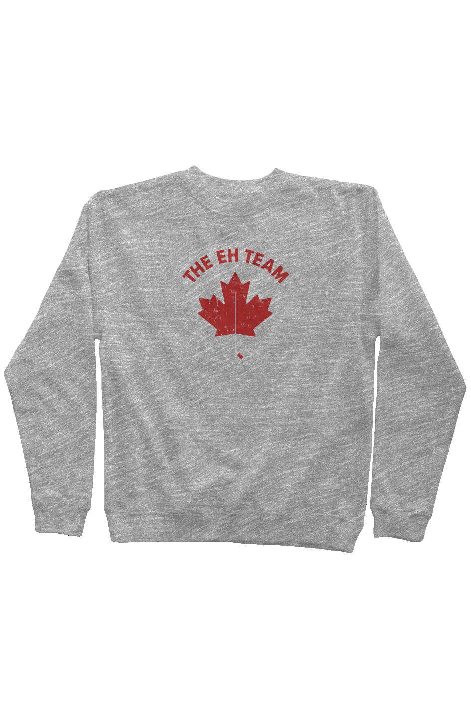 The Eh Team Rinkside Crewneck Sweatshirt Grey | Barn Garb Hockey Threads