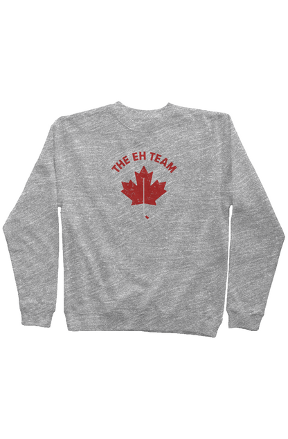 The Eh Team Rinkside Crewneck Sweatshirt Grey | Barn Garb Hockey Threads