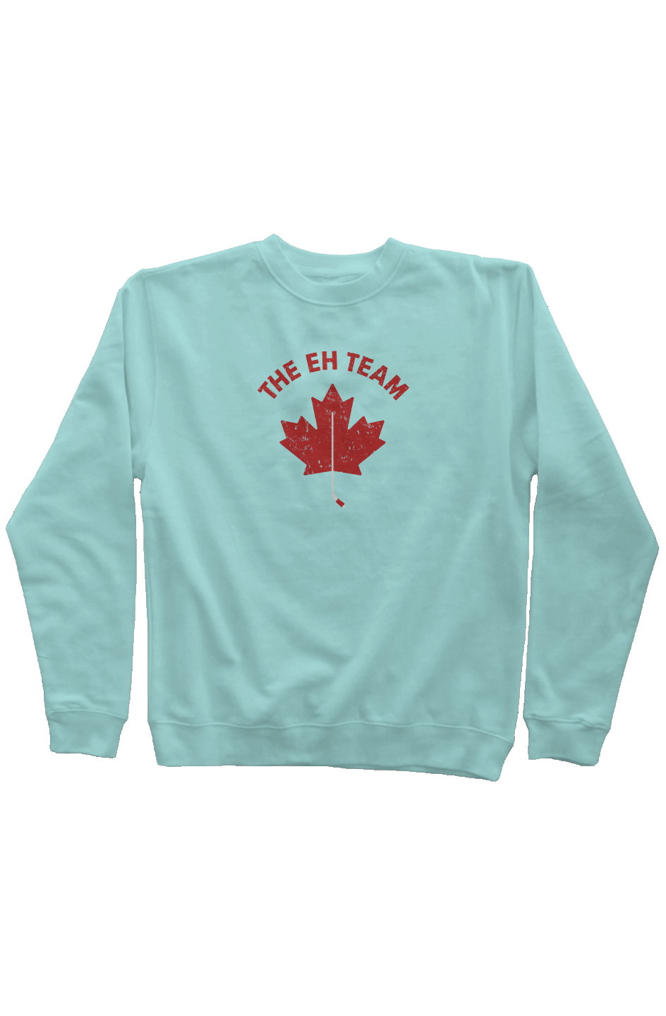 The Eh Team Rinkside Crewneck Sweatshirt Mint | Barn Garb Hockey Threads