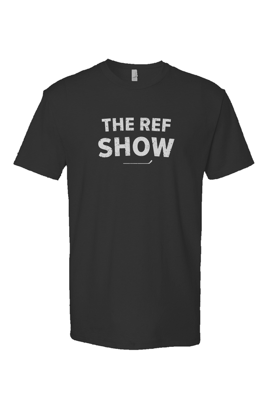 The Ref Show Breakaway Performance Tee Black | Barn Garb Hockey Threads