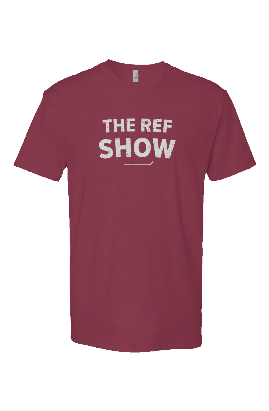 The Ref Show Breakaway Performance Tee Cardinal Red | Barn Garb Hockey Threads