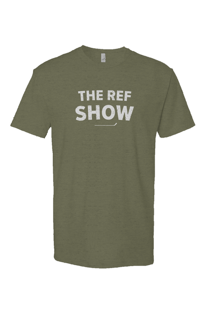 The Ref Show Breakaway Performance Tee Military Green | Barn Garb Hockey Threads