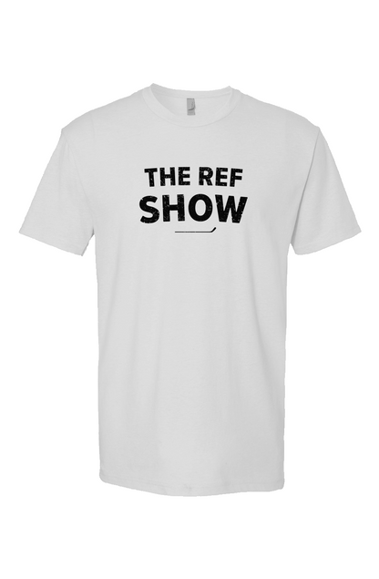 The Ref Show Breakaway Performance Tee White | Barn Garb Hockey Threads