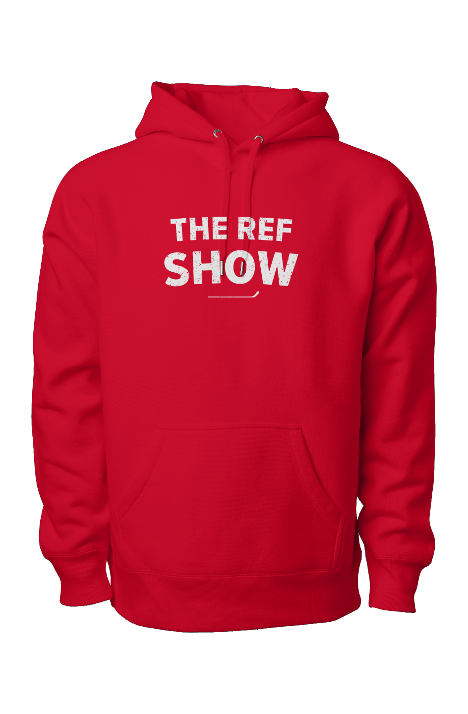 The Ref Show Legend Heavyweight Hoodie Red | Barn Garb Hockey Threads