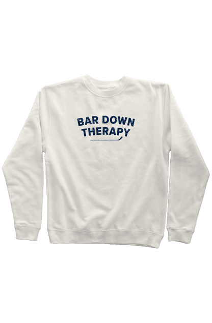 Therapy Rinkside Crewneck Sweatshirt Bone | Barn Garb Hockey Threads
