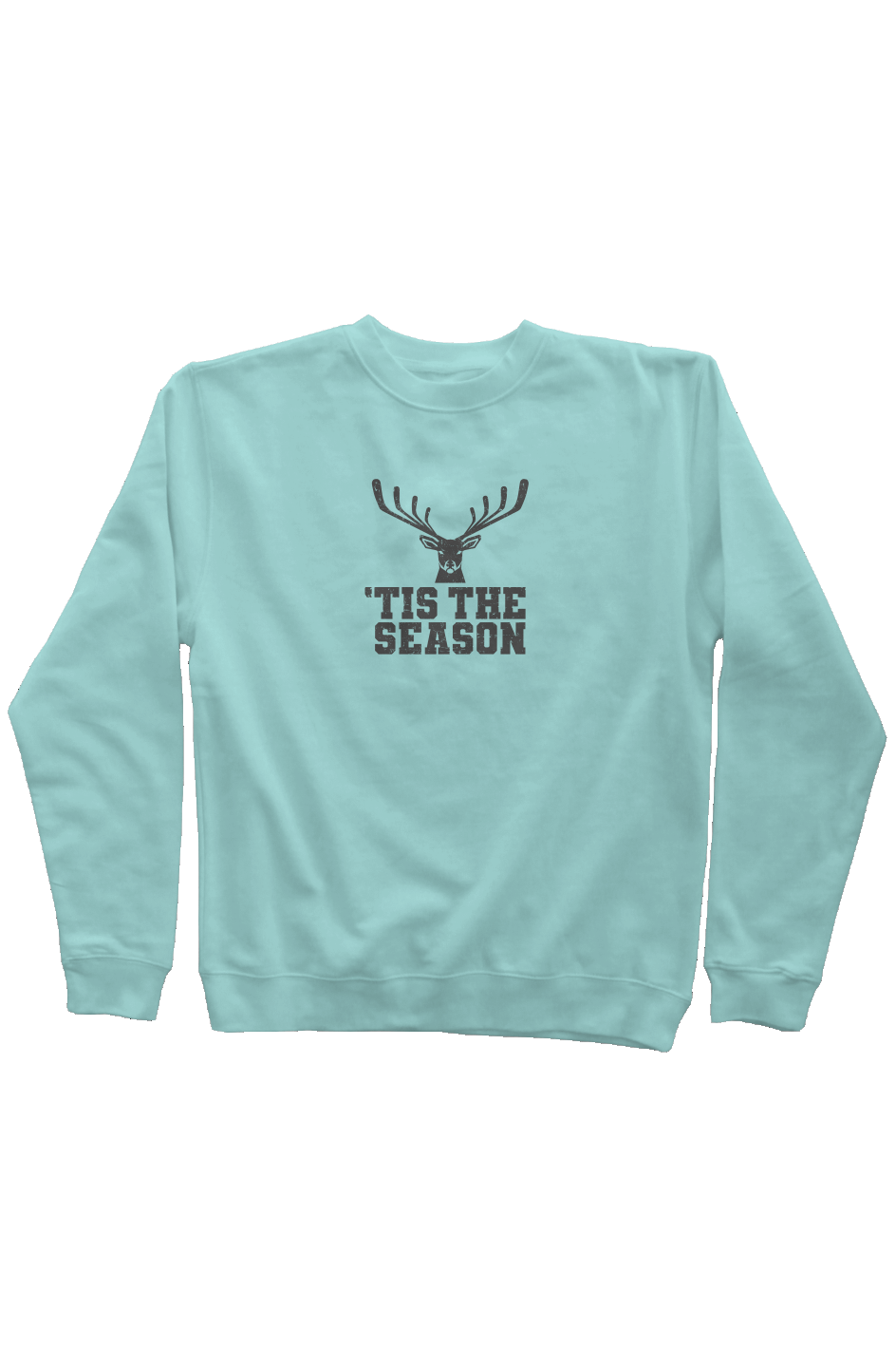 Tis the Season Rinkside Crewneck Sweatshirt Mint | Barn Garb Hockey Threads