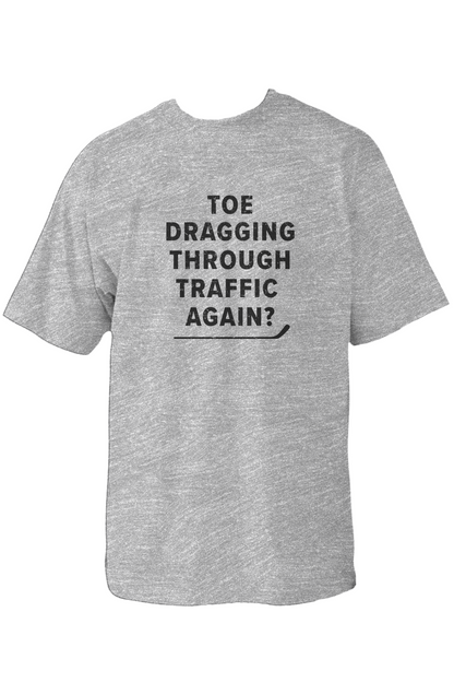 Traffic 90s Throwback Tee Grey | Barn Garb Hockey Threads