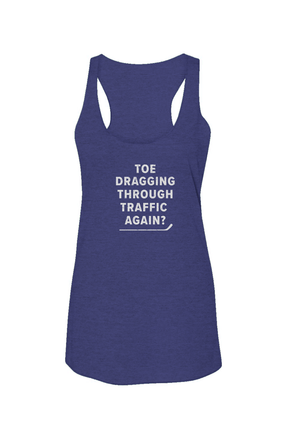 Traffic Racerback Barn Tank Navy Blue | Barn Garb Hockey Threads