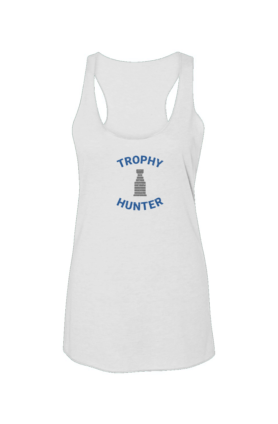 Trophy Hunter Racerback Barn Tank White | Barn Garb Hockey Threads
