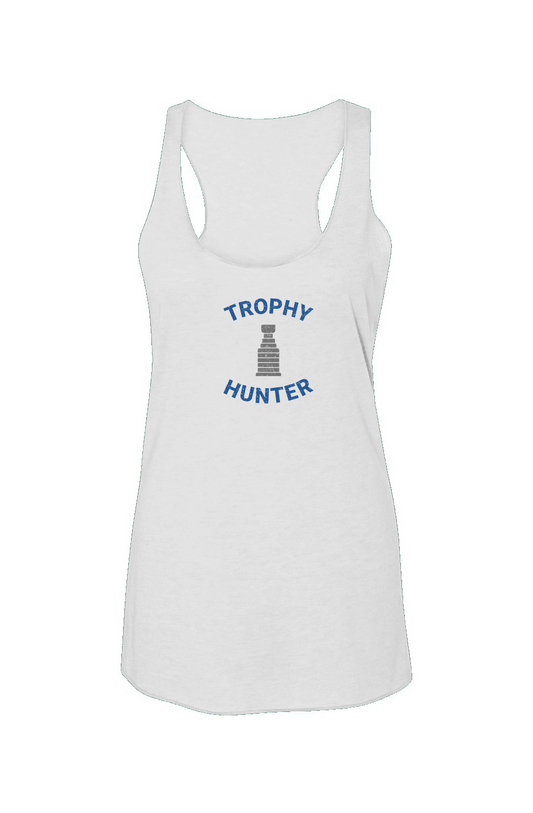 Trophy Hunter Racerback Barn Tank White | Barn Garb Hockey Threads