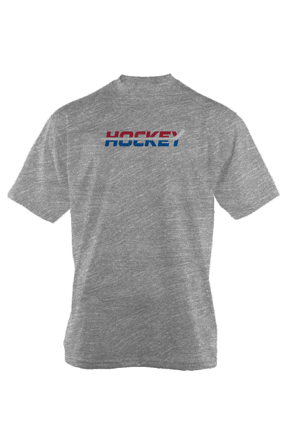 USA Patriotic Hockey 90s Throwback Tee Grey | Barn Garb Hockey Threads