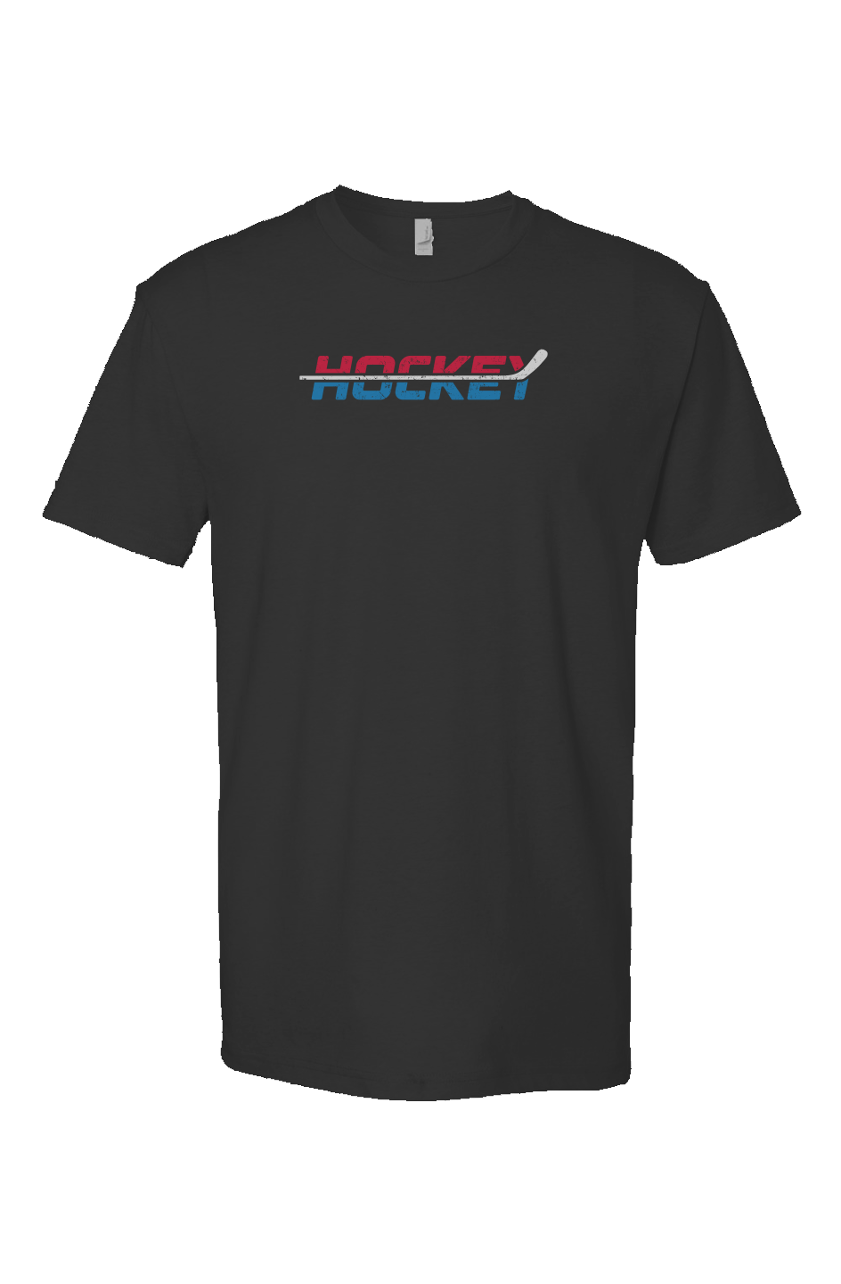 USA Patriotic Hockey Breakaway Performance Tee Black | Barn Garb Hockey Threads