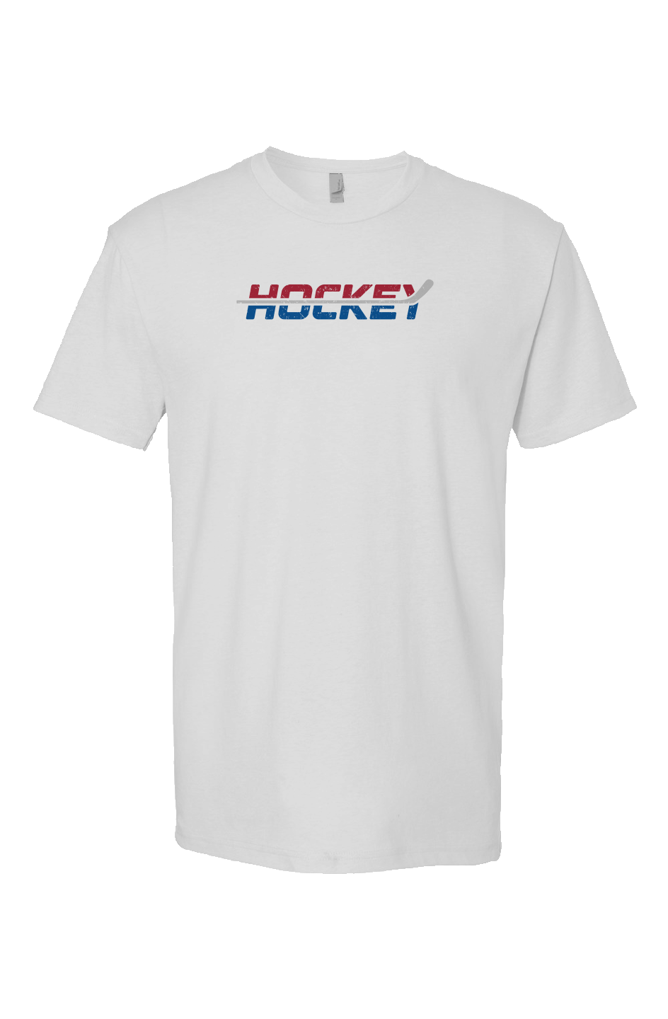 USA Patriotic Hockey Breakaway Performance Tee White | Barn Garb Hockey Threads