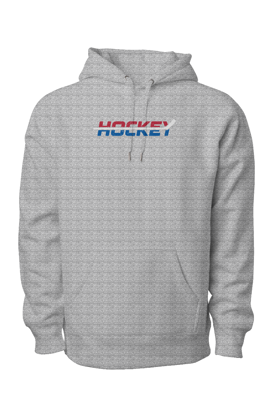 USA Patriotic Hockey Legend Heavyweight Hoodie Grey | Barn Garb Hockey Threads