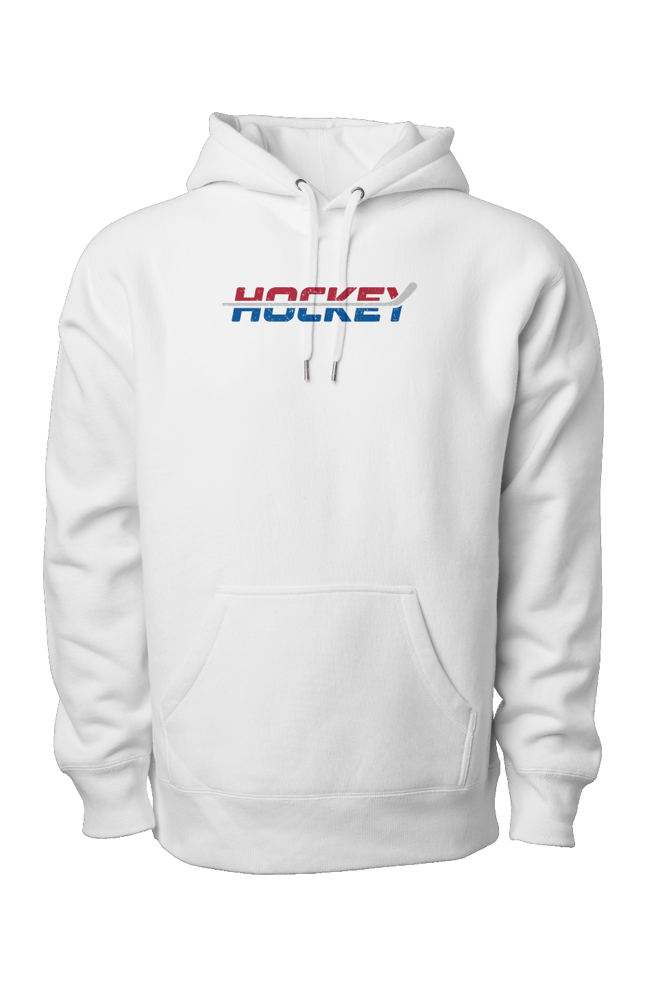 USA Patriotic Hockey Legend Heavyweight Hoodie White | Barn Garb Hockey Threads