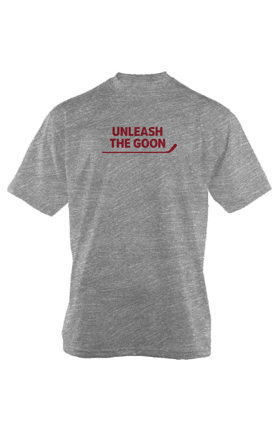 Unleash the Goon 90s Throwback Tee Grey | Barn Garb Hockey Threads