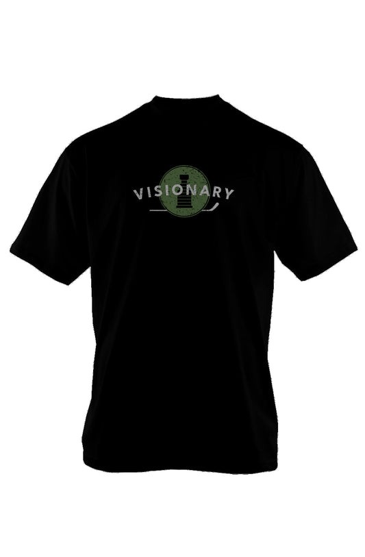 Visionary 90s Throwback Tee Black | Barn Garb Hockey Threads