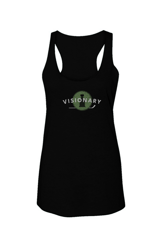 Visionary Racerback Barn Tank Black | Barn Garb Hockey Threads