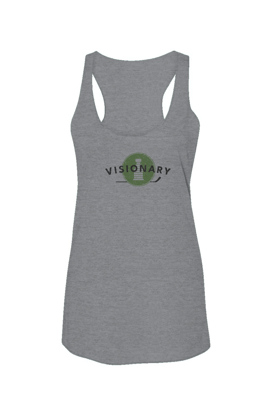 Visionary Racerback Barn Tank Grey | Barn Garb Hockey Threads