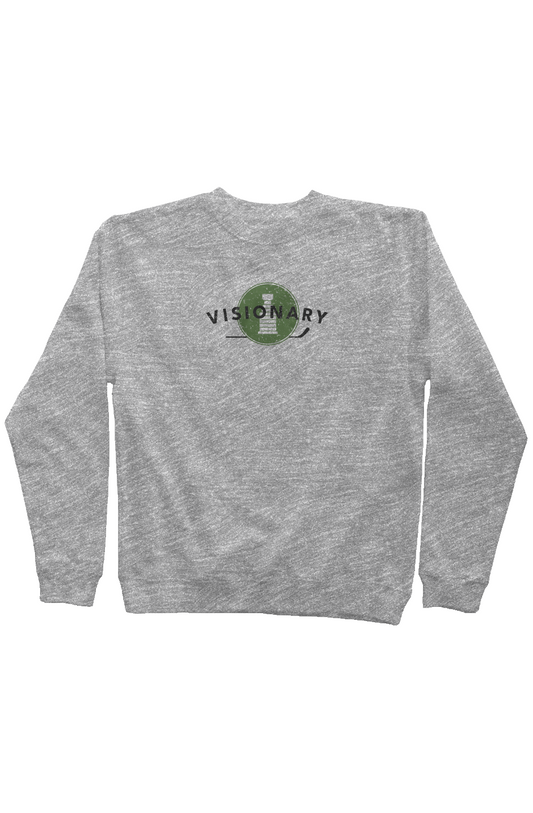 Visionary Rinkside Crewneck Sweatshirt Grey | Barn Garb Hockey Threads