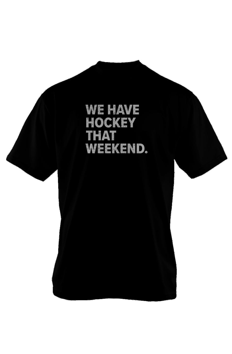 We Have Hockey That Weekend 90s Throwback Oversized Heavyweight Tee Black | Barn Garb Hockey Threads