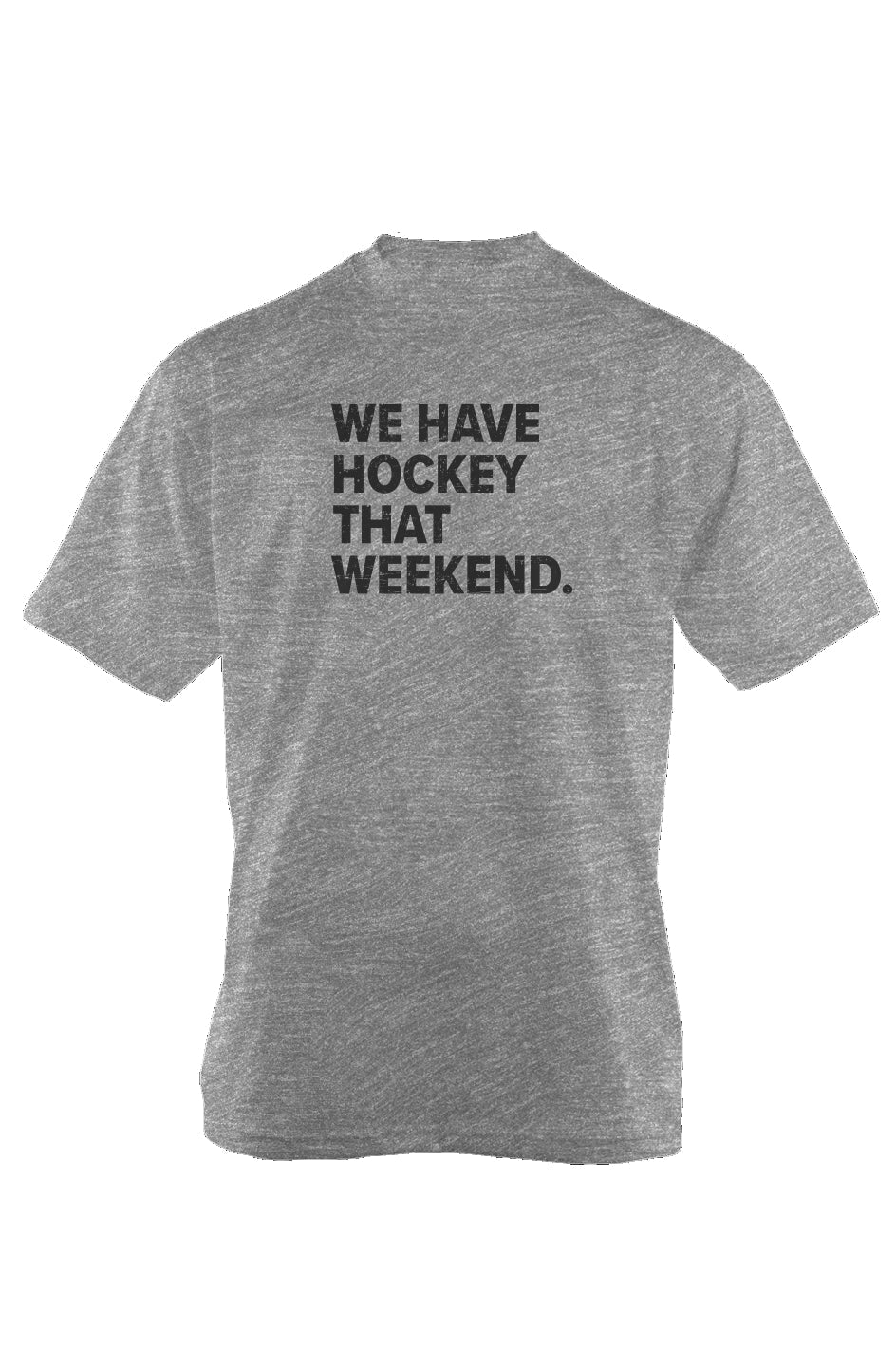 We Have Hockey That Weekend 90s Throwback Oversized Heavyweight Tee Grey | Barn Garb Hockey Threads