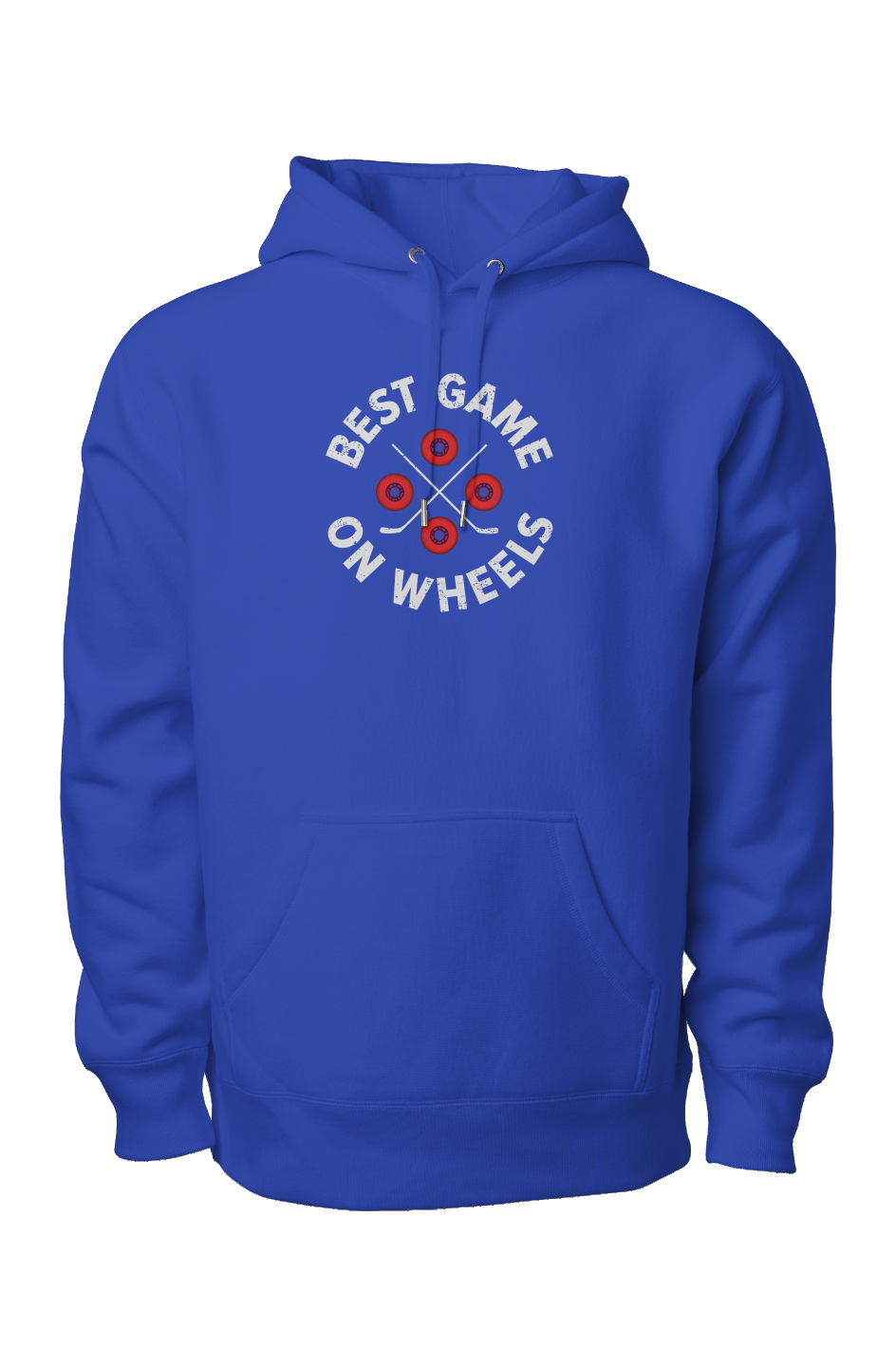 Wheels and Sticks Legend Heavyweight Hoodie Royal Blue | Barn Garb Hockey Threads