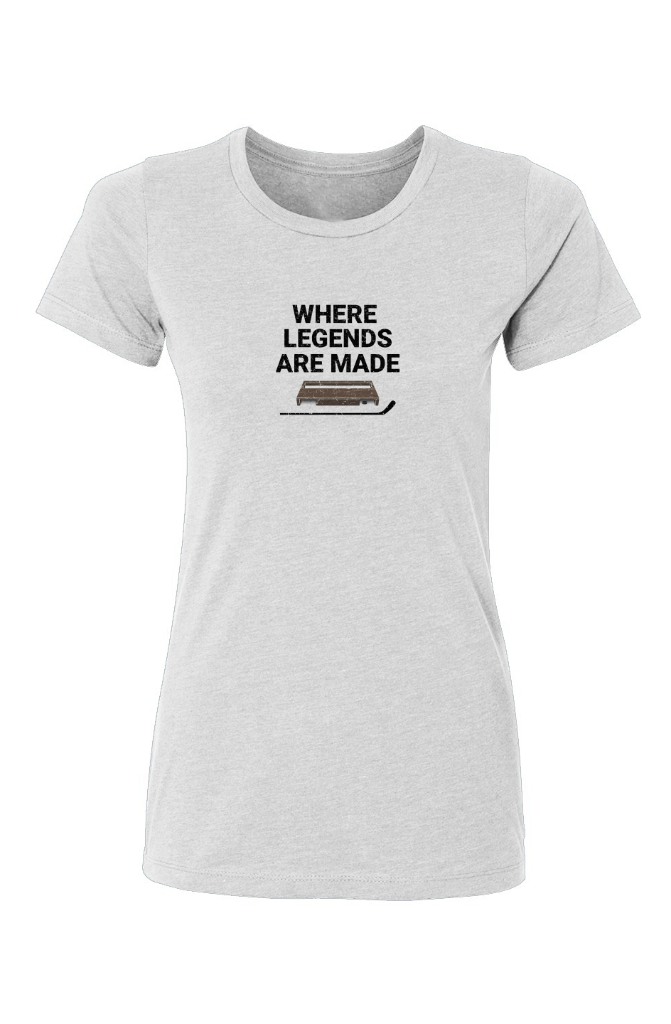 Where Legends are Made Barn Babe Tee White | Barn Garb Hockey Threads