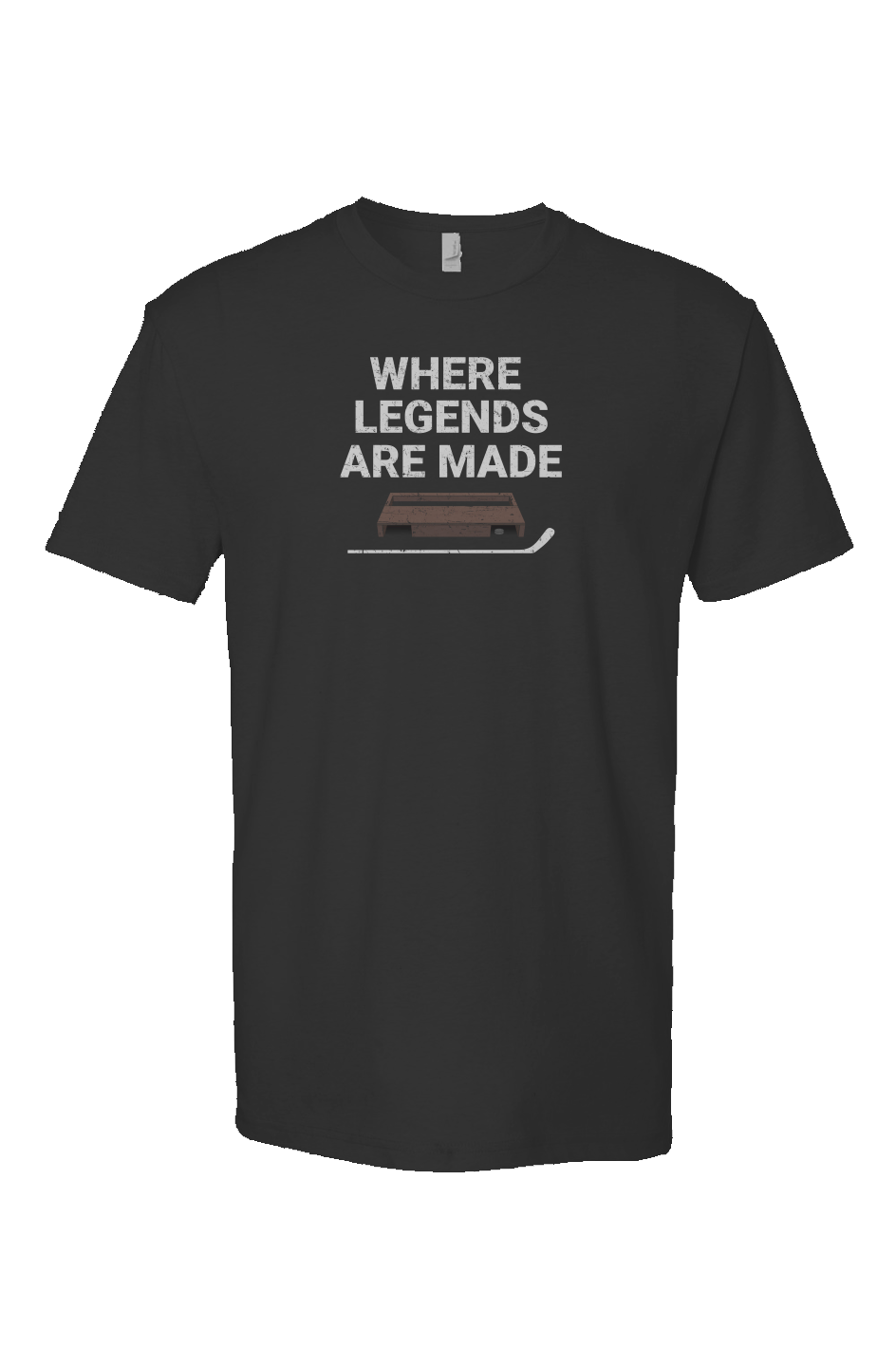 Where Legends Are Made Breakaway Performance Tee Black | Barn Garb Hockey Threads