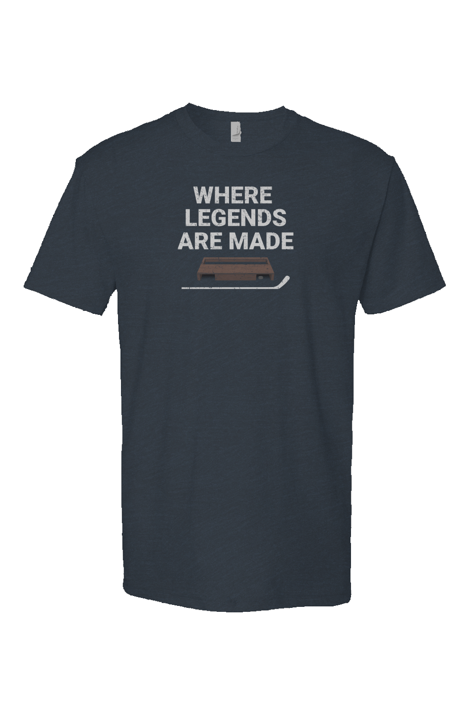 Where Legends Are Made Breakaway Performance Tee Navy | Barn Garb Hockey Threads