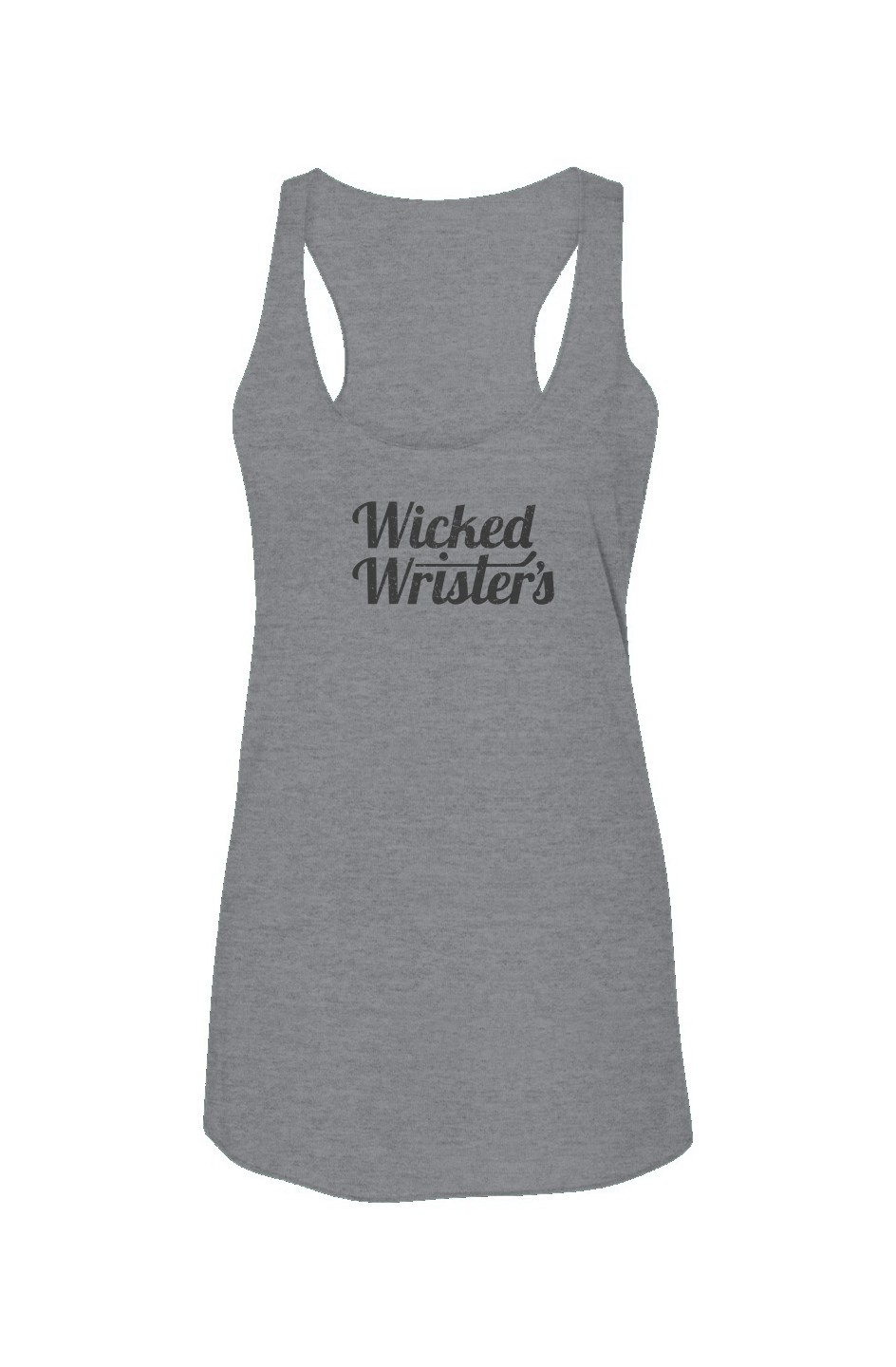 Wicked Wrister's Racerback Barn Tank Grey | Barn Garb Hockey Threads