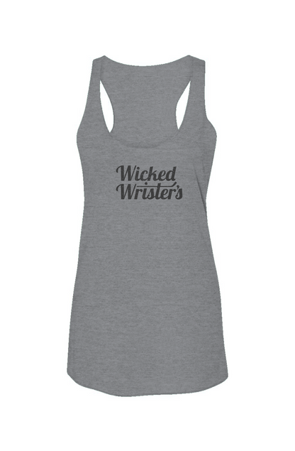 Wicked Wrister's Racerback Barn Tank Grey | Barn Garb Hockey Threads